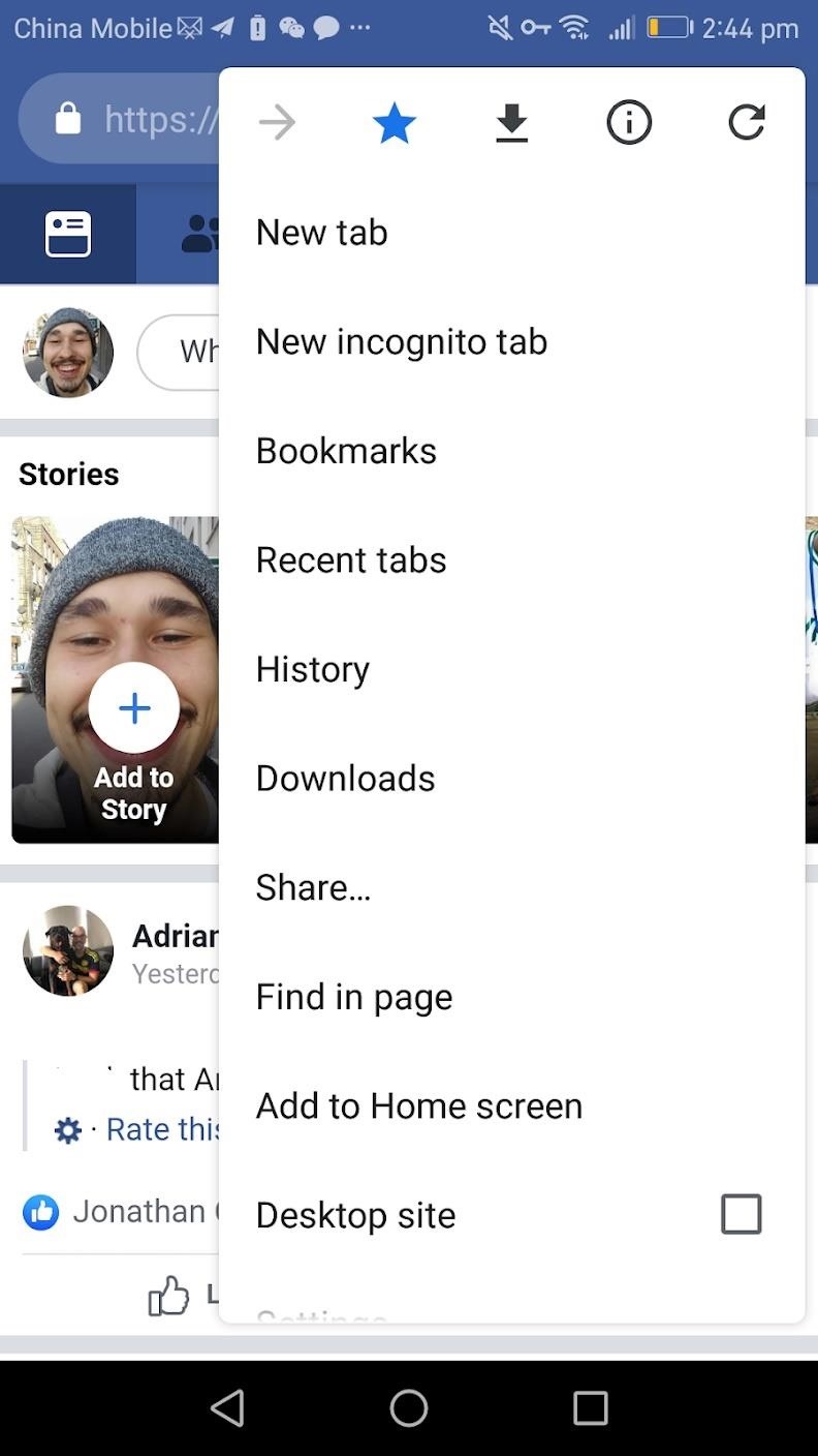 How to Make a Home Screen Icon That Opens the Facebook Website on Android