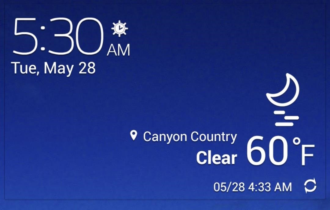 How to Make the Stock Weather Widget Transparent on Your Samsung Galaxy S4