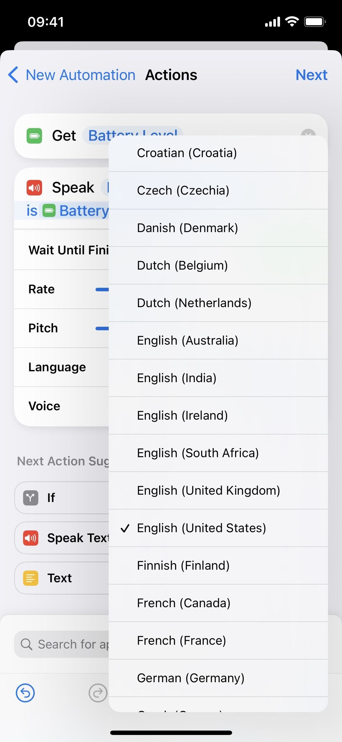 Make Your iPhone Speak Its Battery Level Every Time You Start or Stop Charging