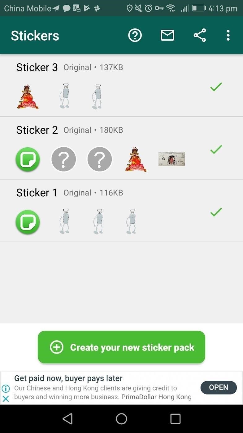 How to Make Your Own WhatsApp Sticker Packs on Android