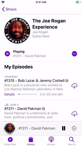 Mark Episodes As Played in Apple Podcasts to Remove Them from Your Up Next Queue