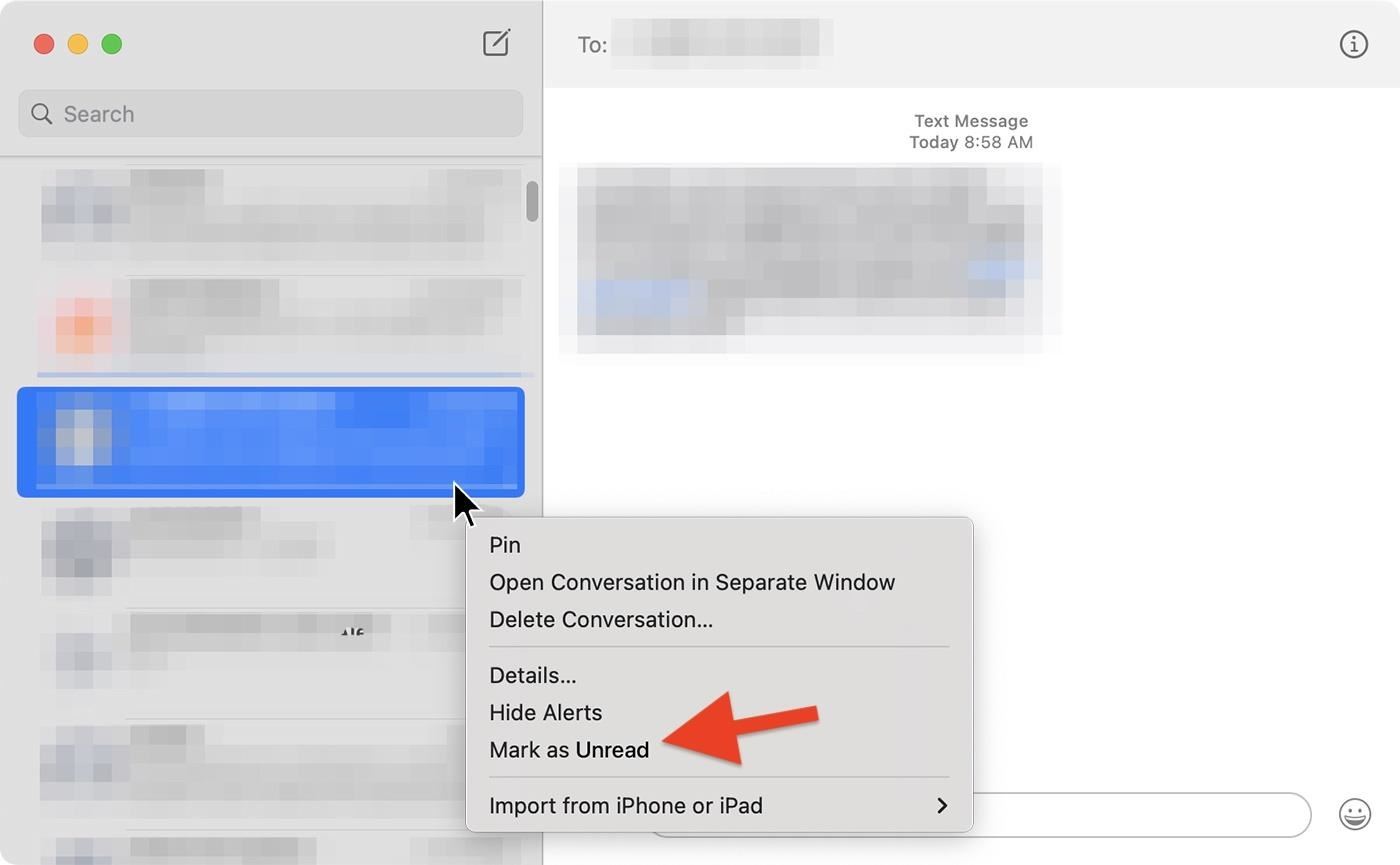 How to Mark Texts and iMessages as Unread on Your iPhone, iPad, or Mac