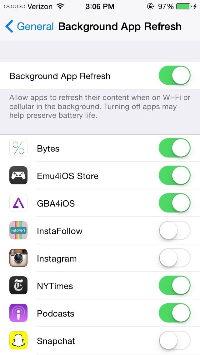 How to Maximize Your iPhone's Battery Life in iOS 8