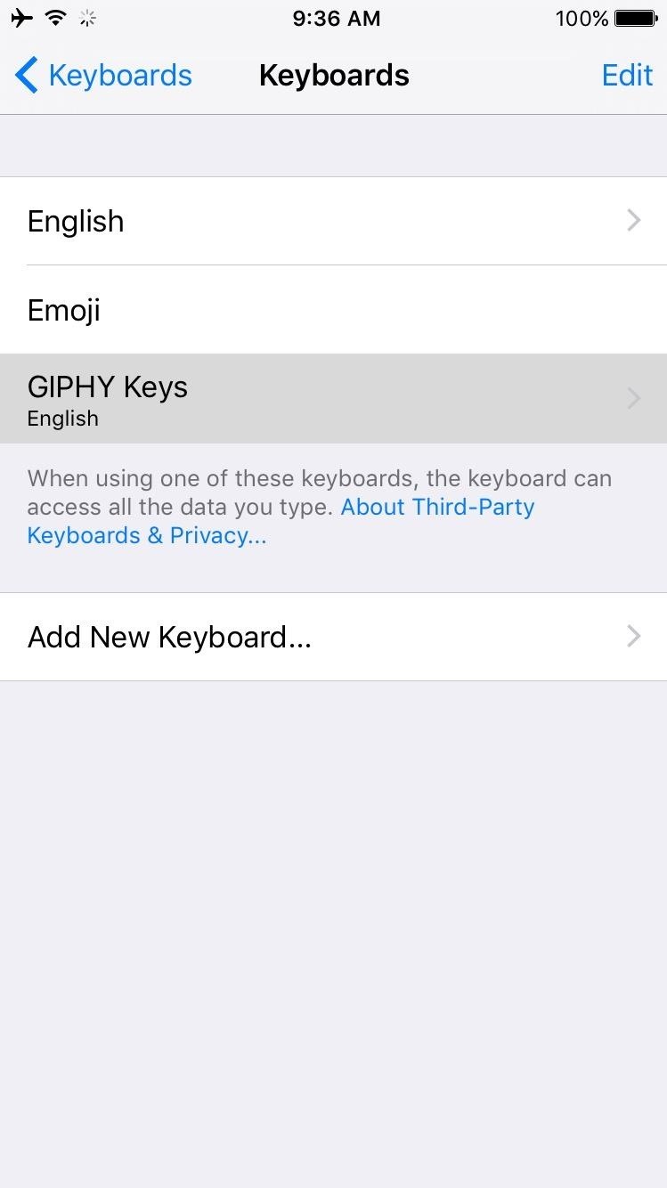 How to Message GIFs from Your iPhone's Keyboard Before iOS 10 Is Released