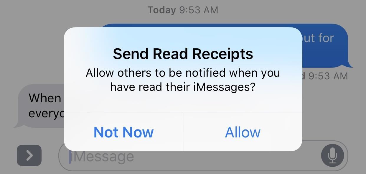 Messages 101: How to Enable & Disable Read Receipts for iMessages