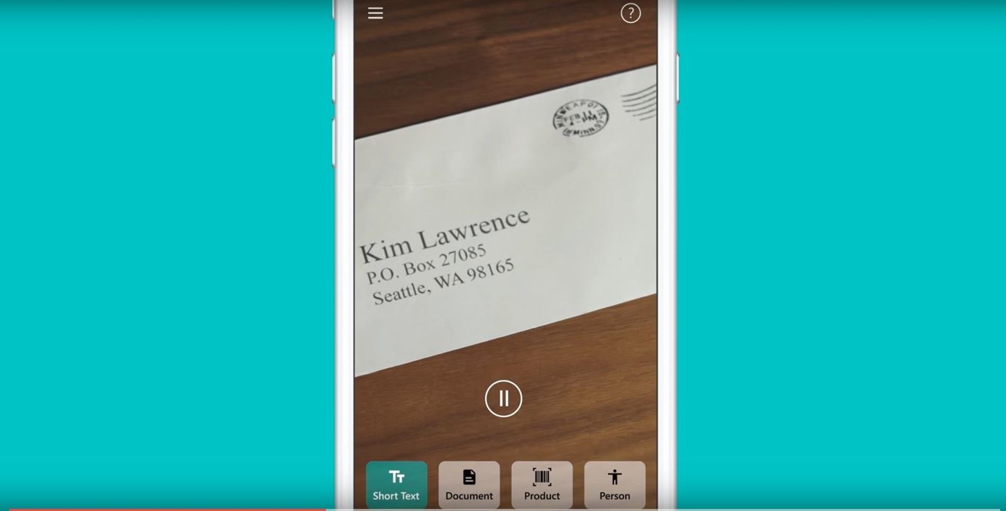 Microsoft's 'Seeing AI' App Helps the Visually Impaired Through Narration