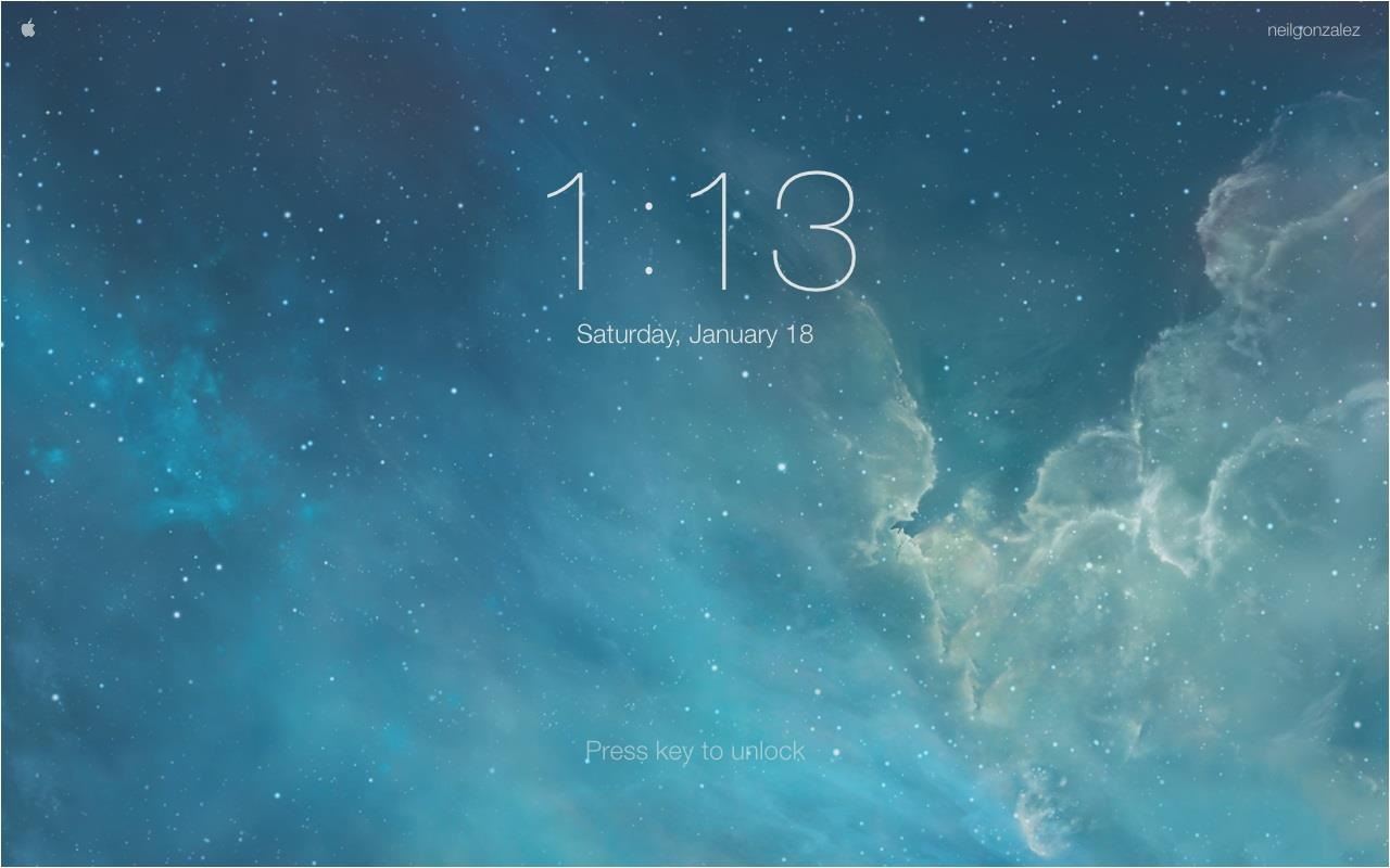 Mimic Your iPhone's Lock Screen in Mac OS X with This iOS-Style Screensaver