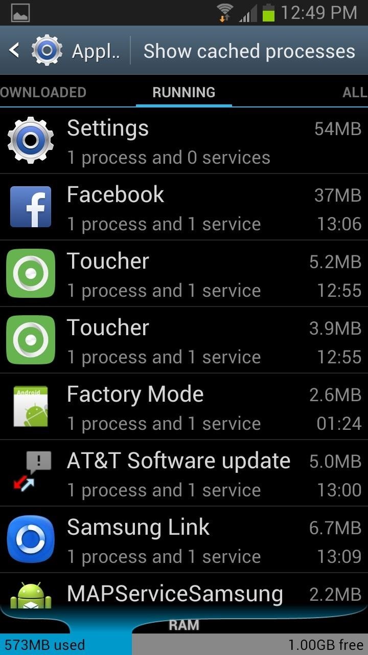 How to Monitor System Resources Right from the Notification Tray on Your Samsung Galaxy S3