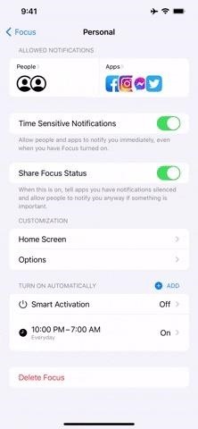 How to Mute Notifications for Everything but Your Favorite Contacts in iOS 15