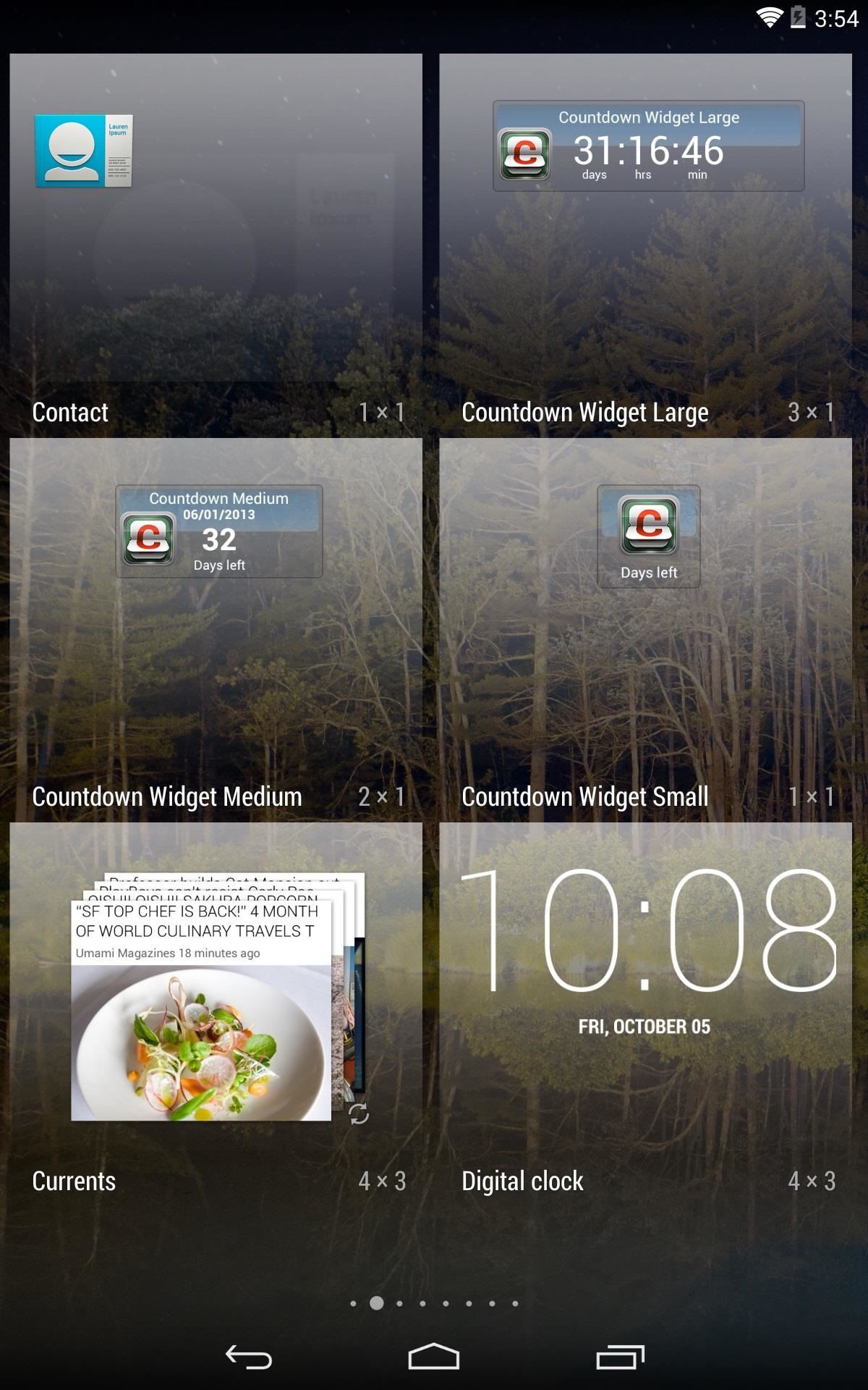 Never Miss Important Dates Again with These Countdown Widgets & Apps for Your Nexus 7 Tablet