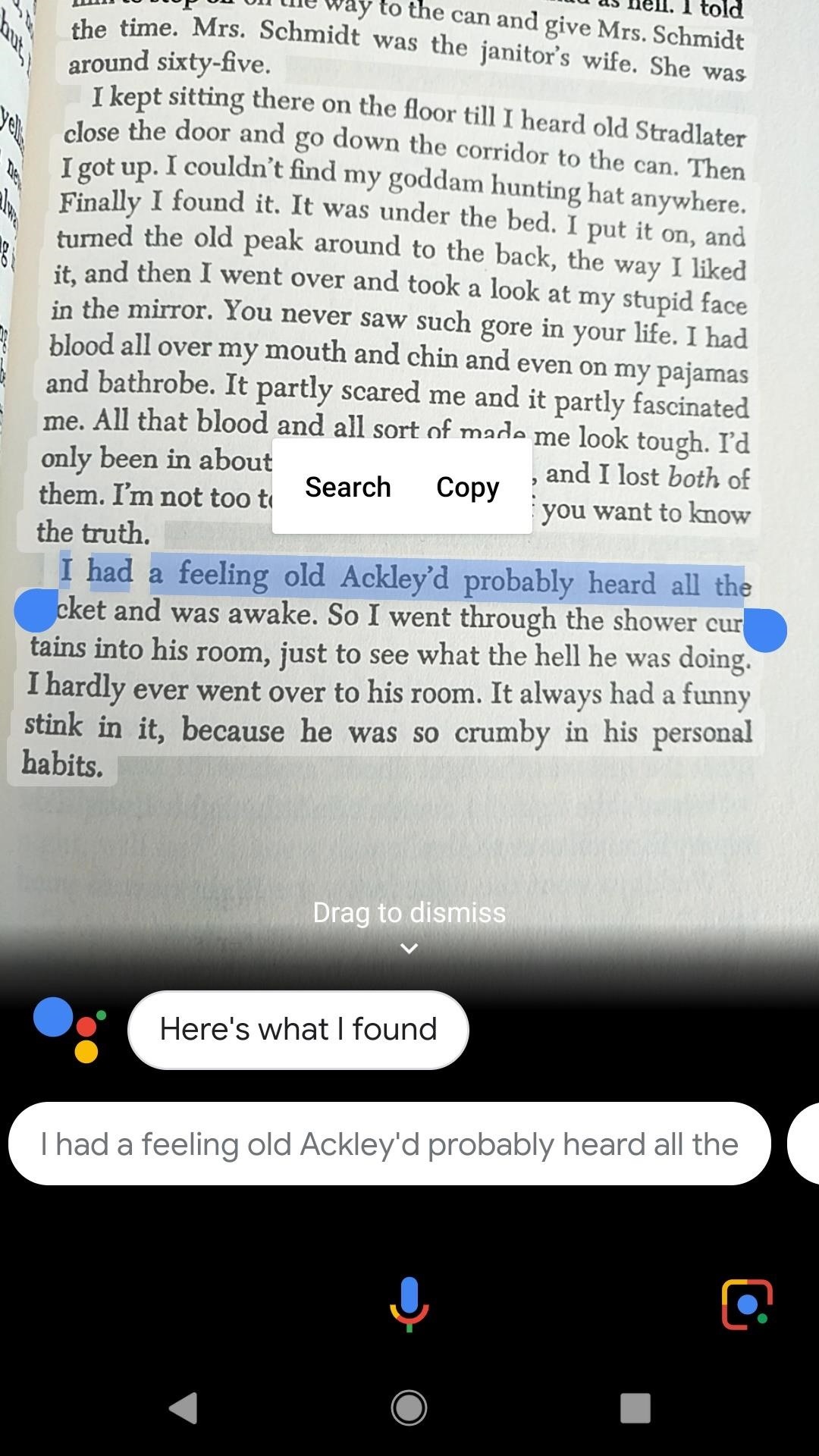 Never Use a Scanner Again — Copy Text Straight from a Book or Document with Google Assistant's Lens