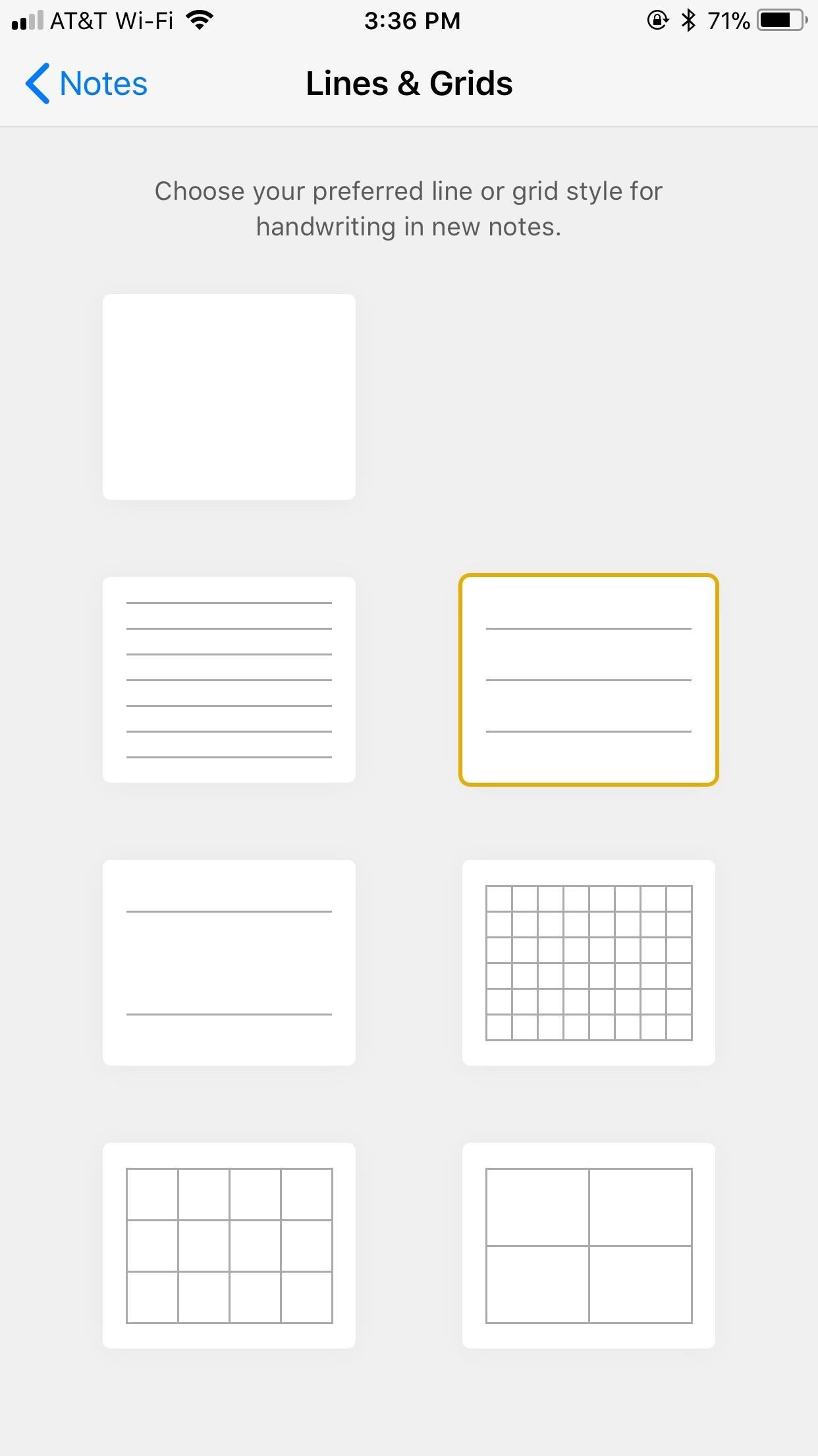 Notes 101: How to Customize Your Paper Style with Lines or Grids