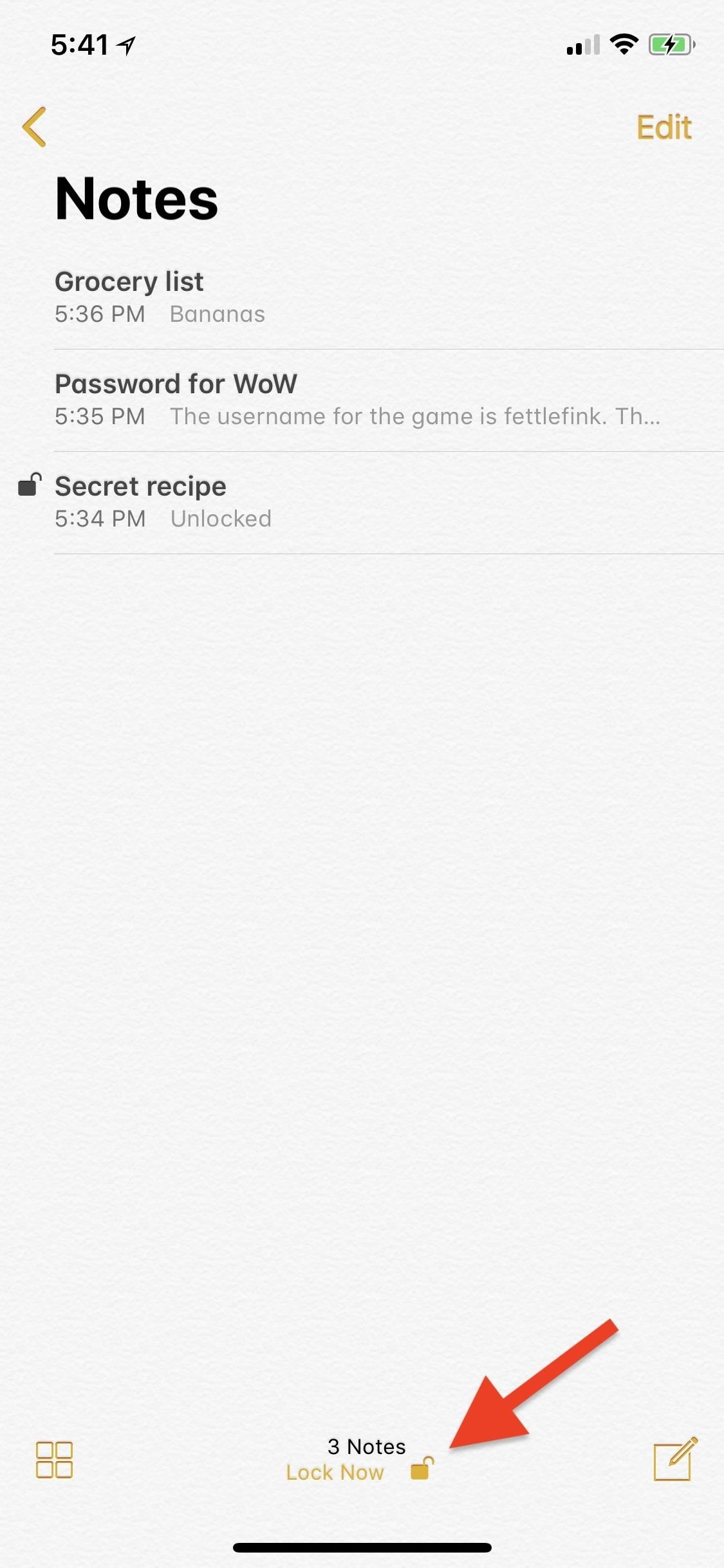 Notes 101: How to Lock Notes with Face ID or Touch ID (& Password Protection)