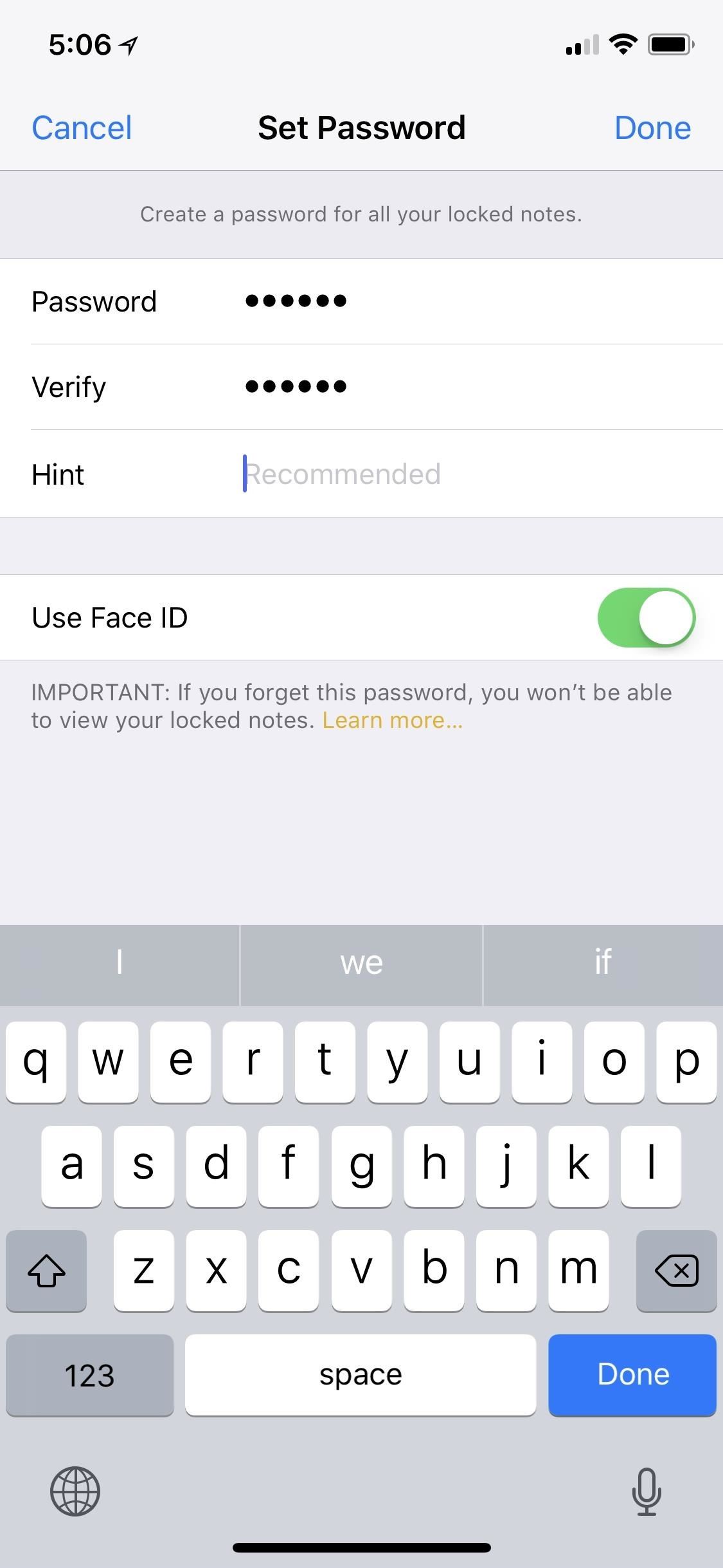 Notes 101: How to Lock Notes with Face ID or Touch ID (& Password Protection)