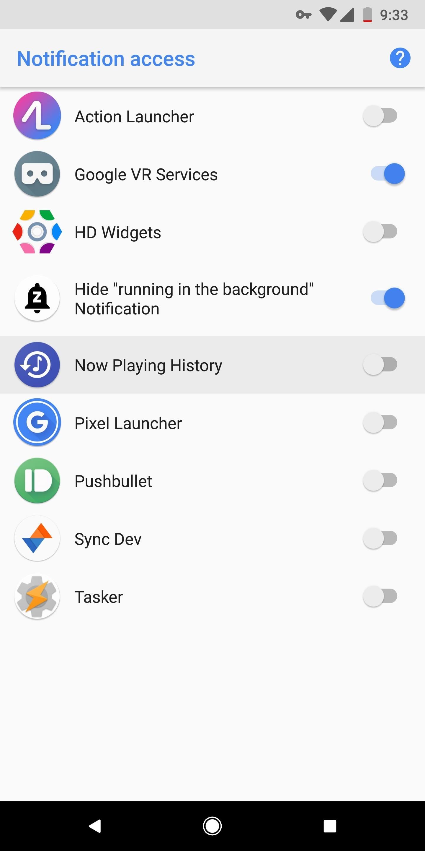 Now Playing History Lets You See All the Songs Your Pixel 2 Has Recognized