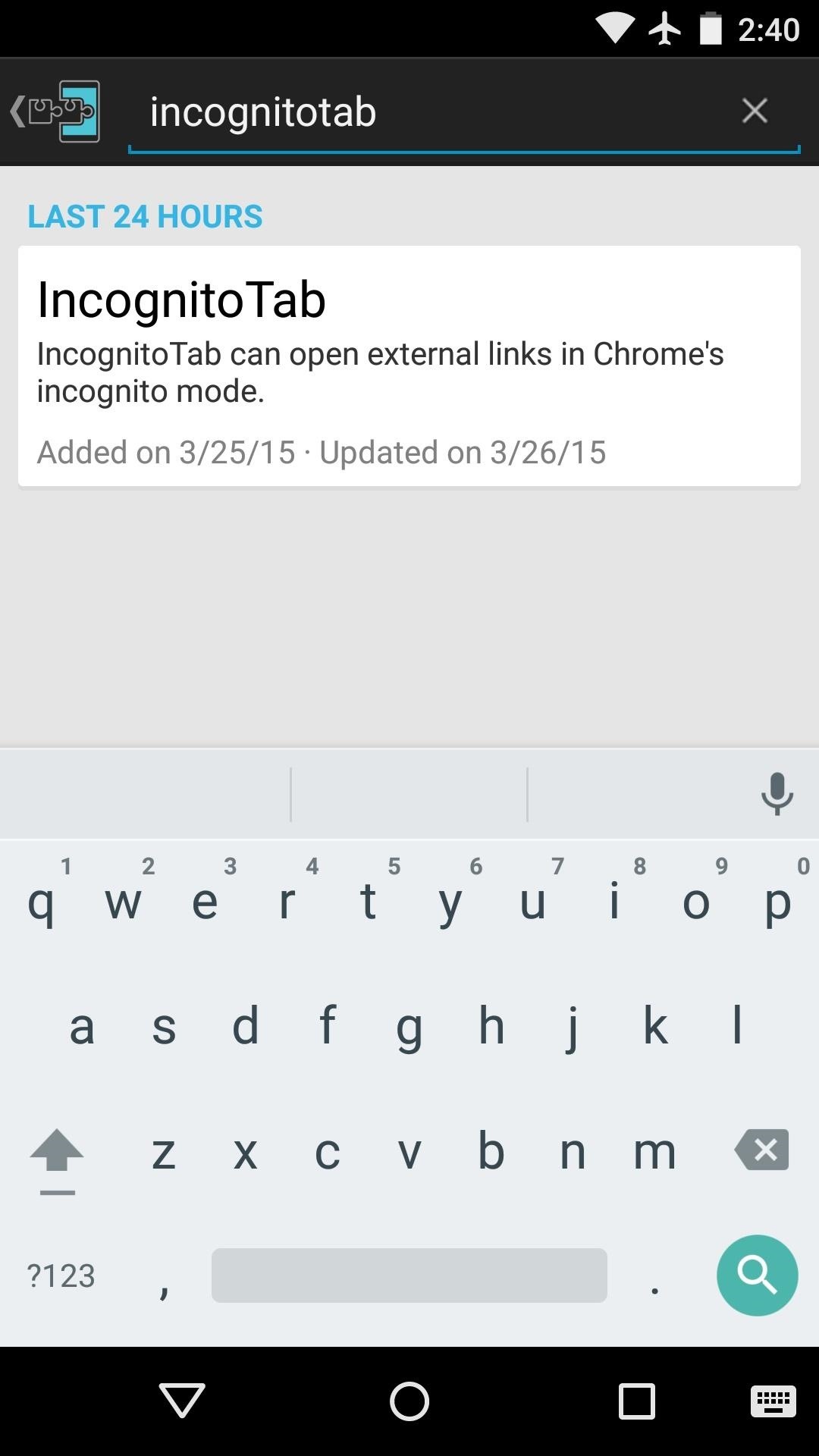 How to Open Links Directly into Chrome's Incognito Mode on Android