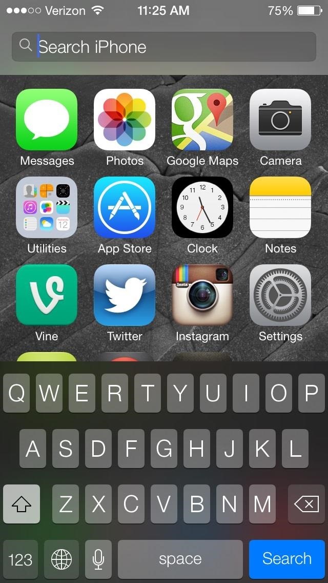 How to Open Spotlight Search in iOS 7 to Find Apps, Contacts, Music, and More