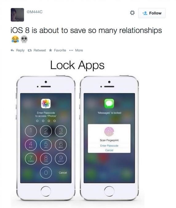 How to Passcode Lock Your Photos & Messages Apps in iOS 8