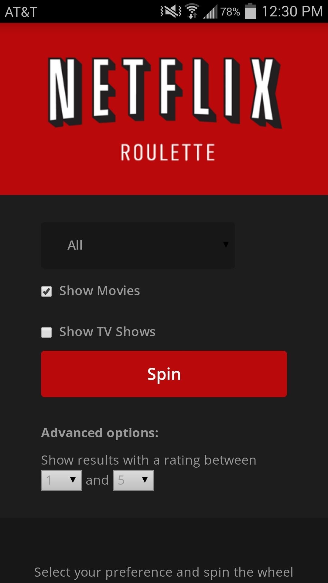 Play Netflix Roulette to Determine What You Watch Next on Your Galaxy S4