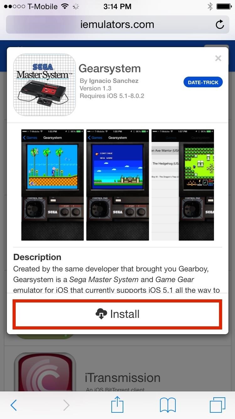 Play Sega Master System Games on Your iPad and iPhone