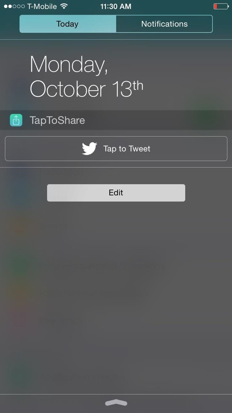 How to Post to Facebook & Twitter from Your Notification Center