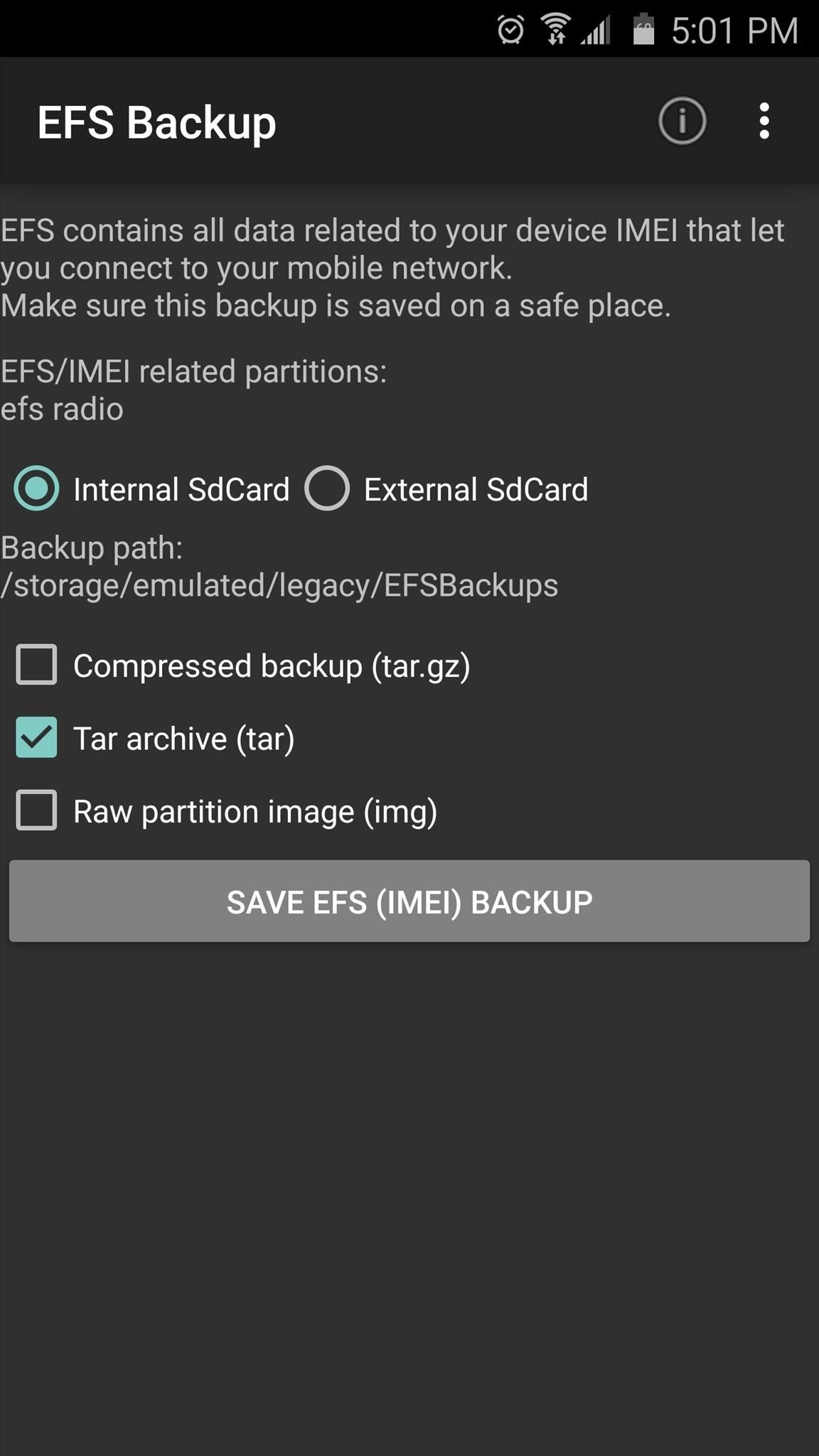 Prevent Bricks by Backing Up the EFS Partition on Your Samsung Galaxy S6