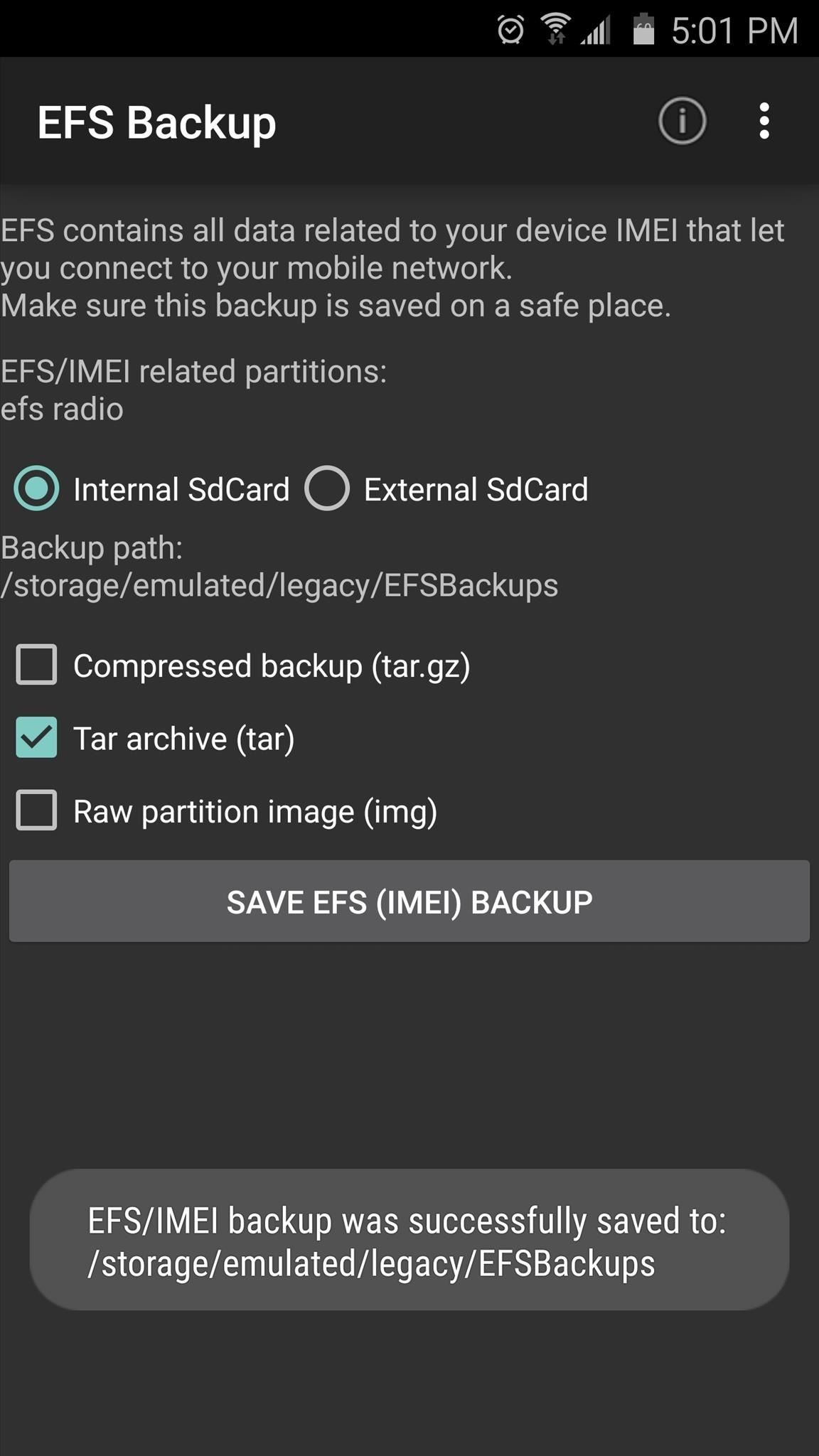 Prevent Bricks by Backing Up the EFS Partition on Your Samsung Galaxy S6