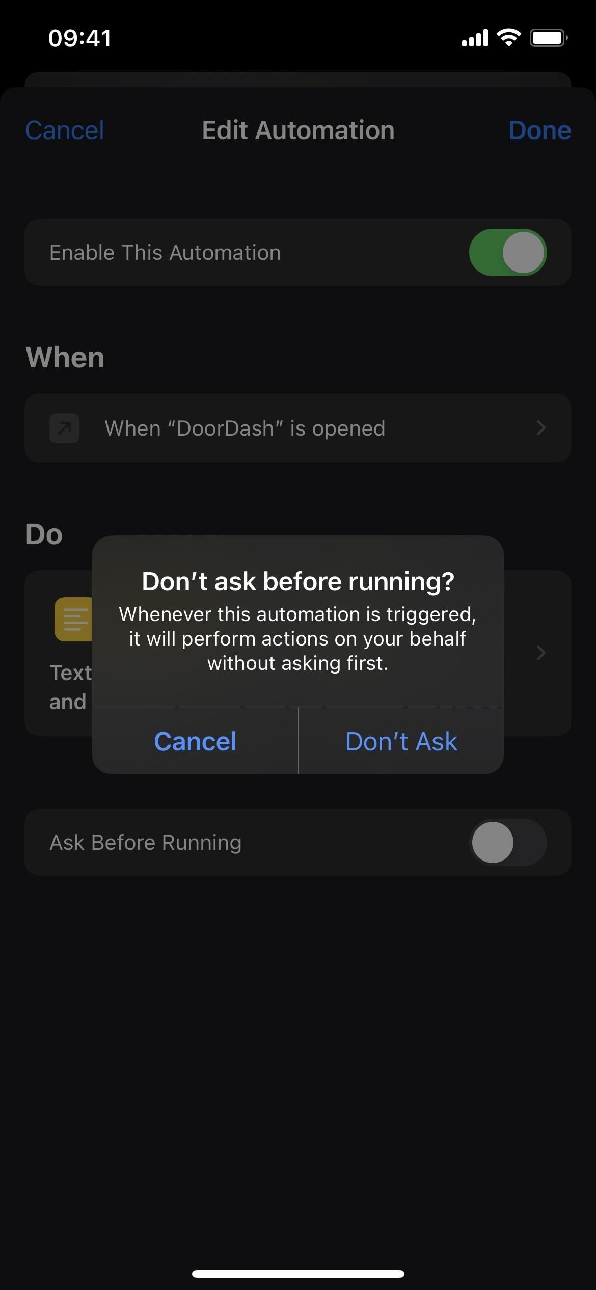 Prevent 'Running Your Automation' Notifications for Shortcuts on Your iPhone in iOS 15.4