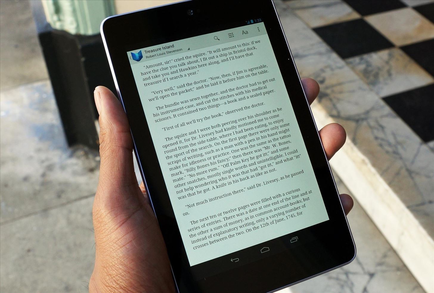 How to Prevent the Screen on Your Nexus 7 from Shutting Down on You While You Read