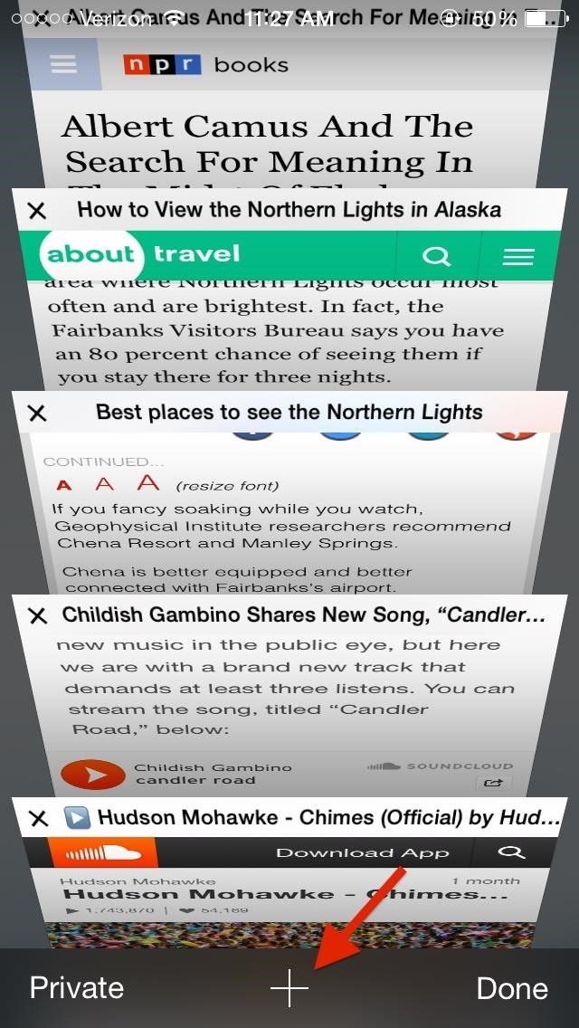 The Quick & Easy Secret to Reopen Accidentally Closed Tabs in iOS 8's Safari