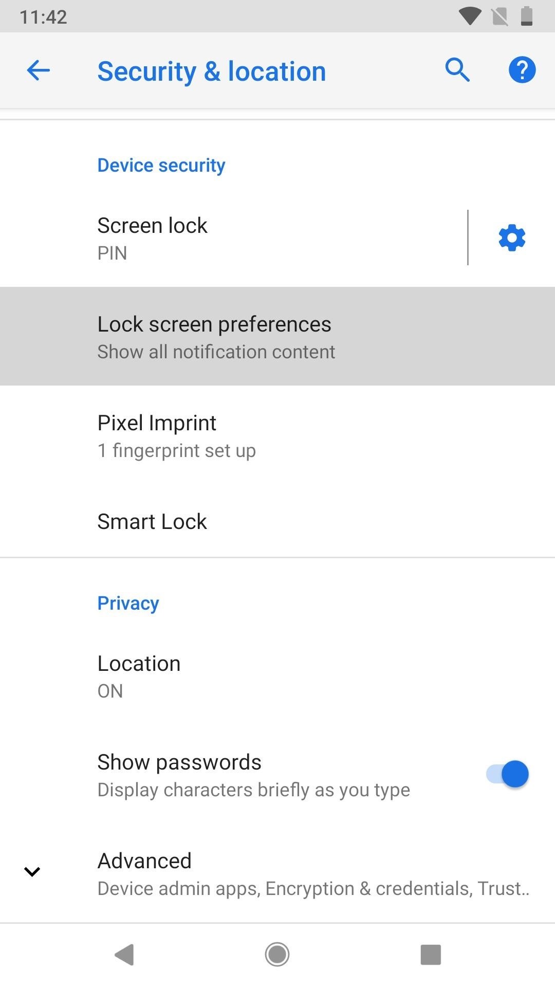 How to Quickly Disable Fingerprints & Smart Lock in Android Pie for Extra Security