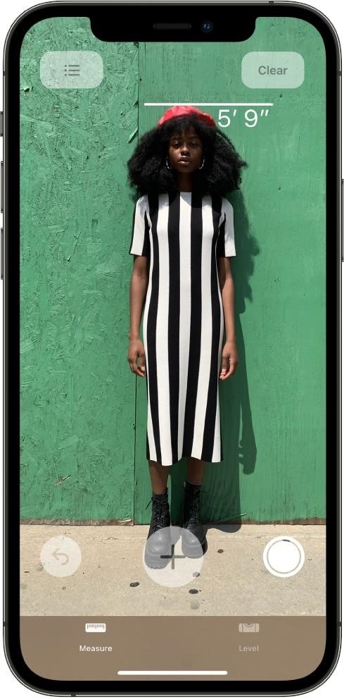 How to Quickly Measure a Standing or Seated Person's Height Using Your iPhone 12 Pro or 12 Pro Max