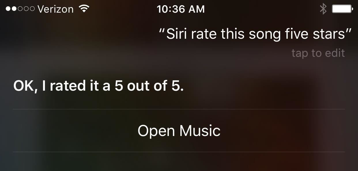 How to Rate Songs with Stars in iOS 10's Music App