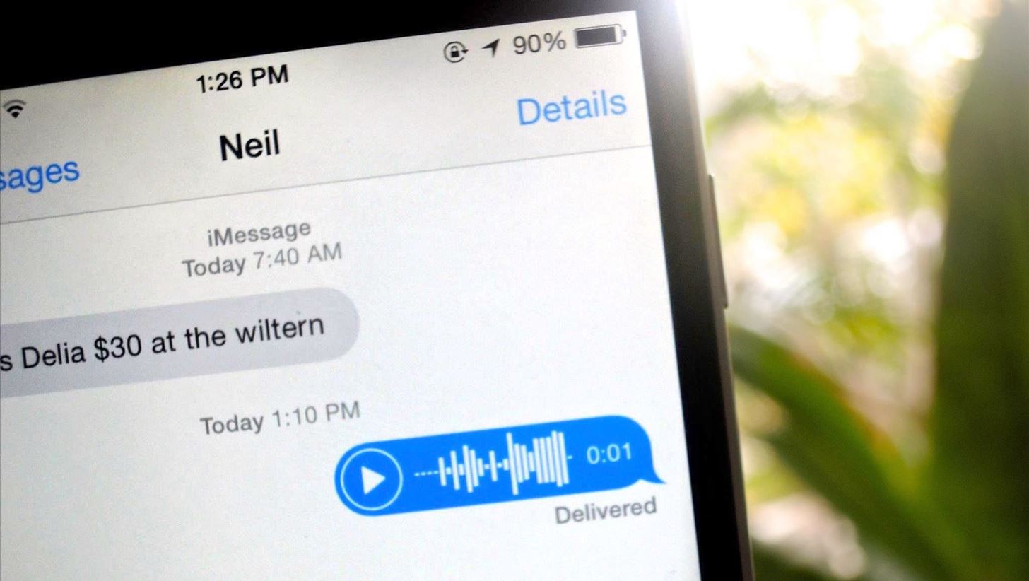 How to Remove the Audio Recording Button in iOS 8's Messages App