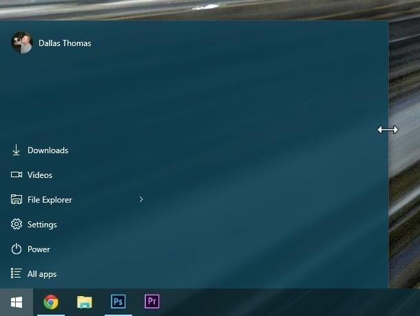 How to Remove Live Tiles & Resize the Start Menu in Windows 10