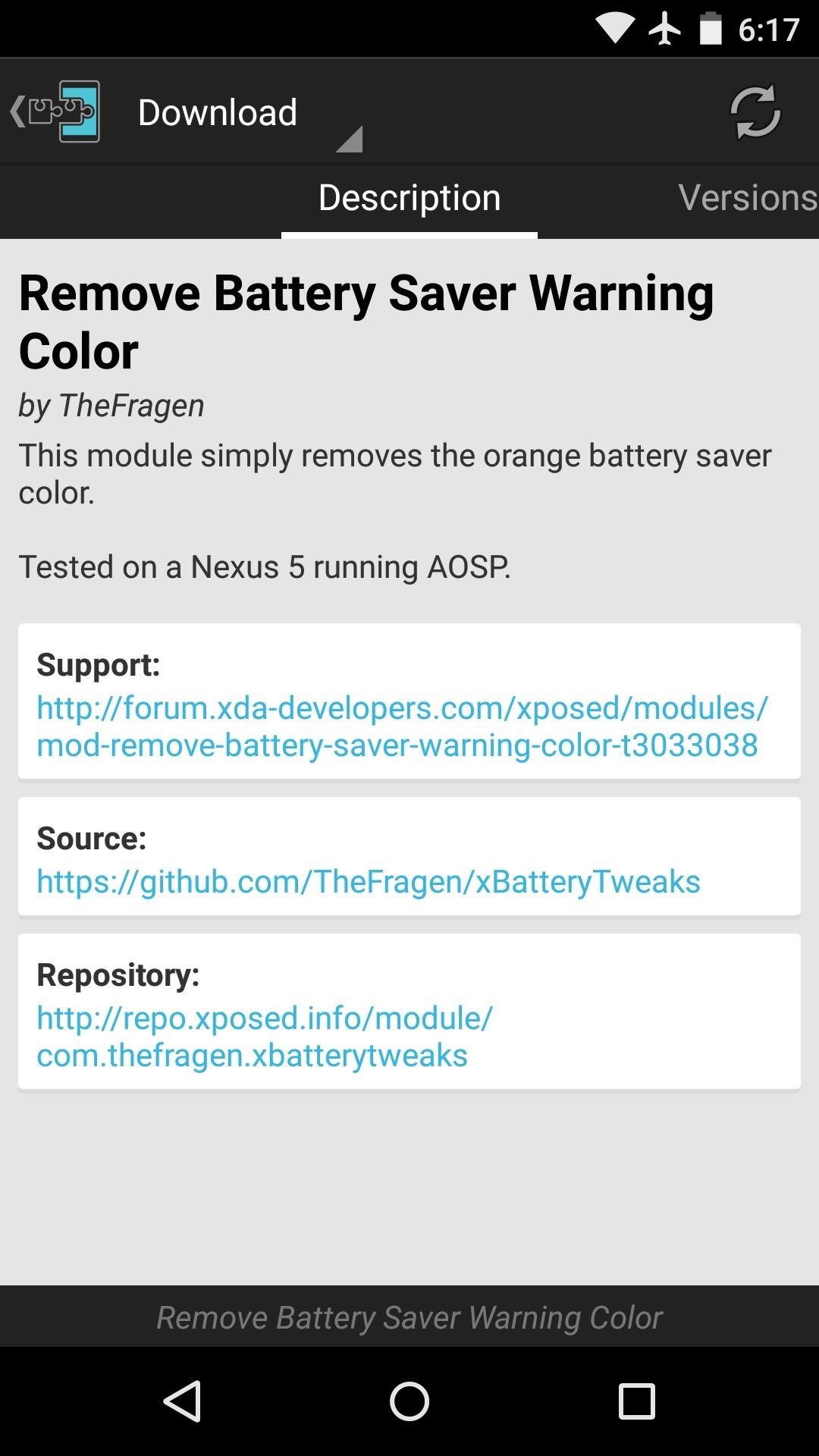 How to Remove the Orange Bars in Battery Saver Mode on Android Lollipop