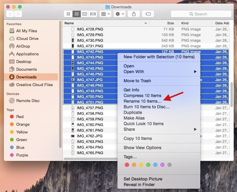 How to Rename Multiple Files at Once in Mac OS X Yosemite