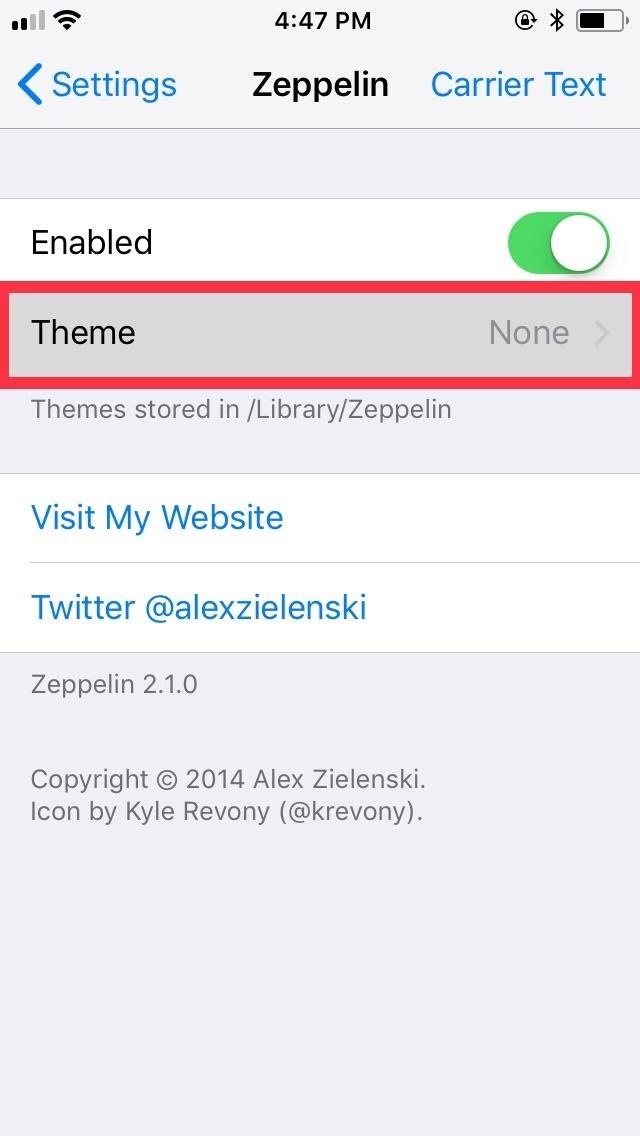 How to Replace the Carrier Name in Your iPhone's Status Bar with Custom Text or Logos