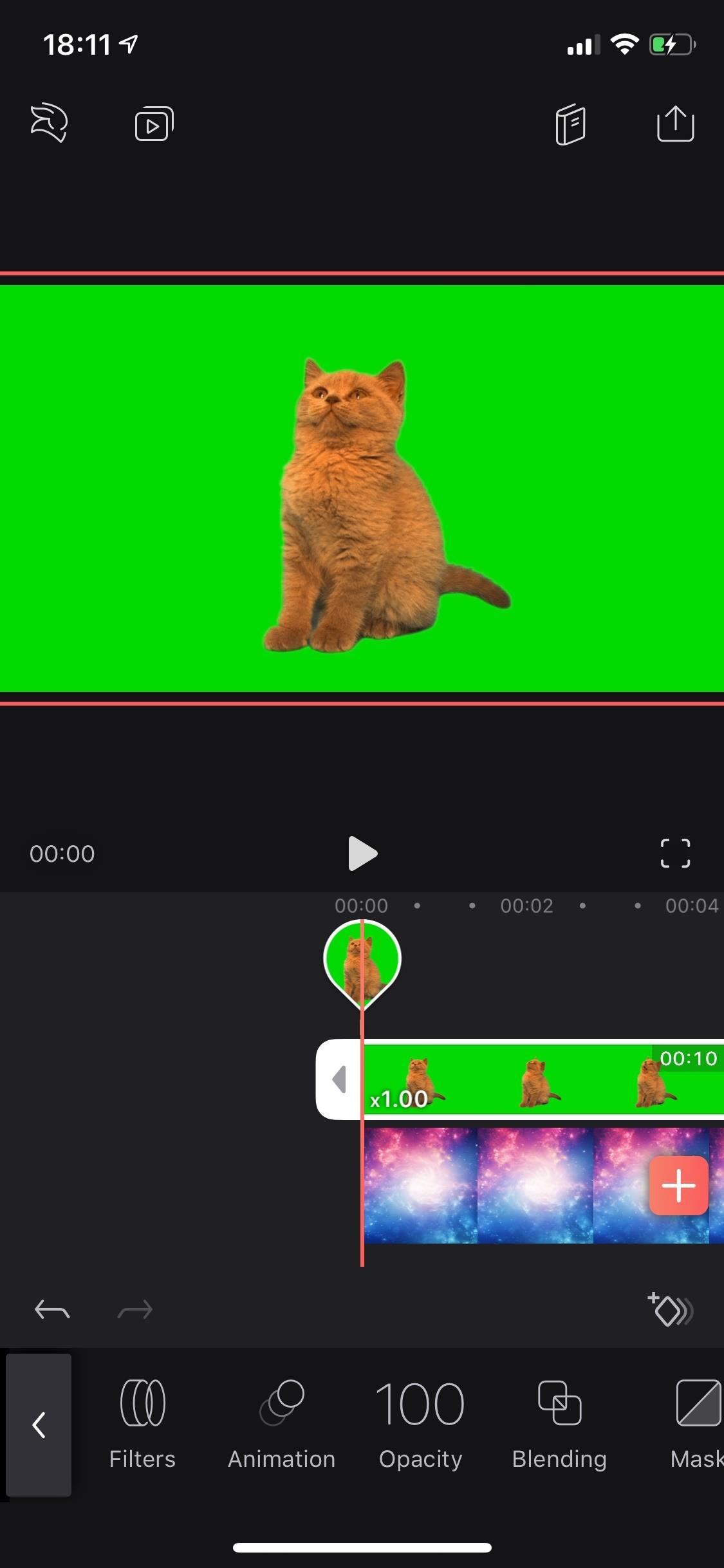 Replace Video Backgrounds with the Green Screen Chroma Key Tool in Enlight Videoleap for iPhone