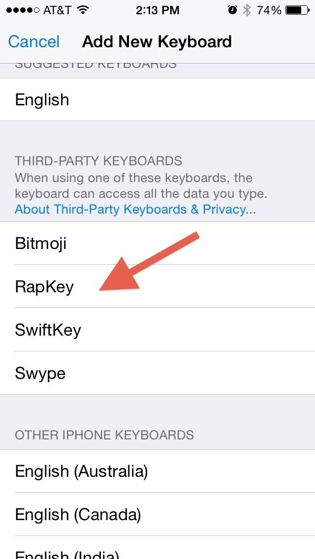 Reply to Messages with Your Favorite Rap Lyrics Using RapKey for iPhone