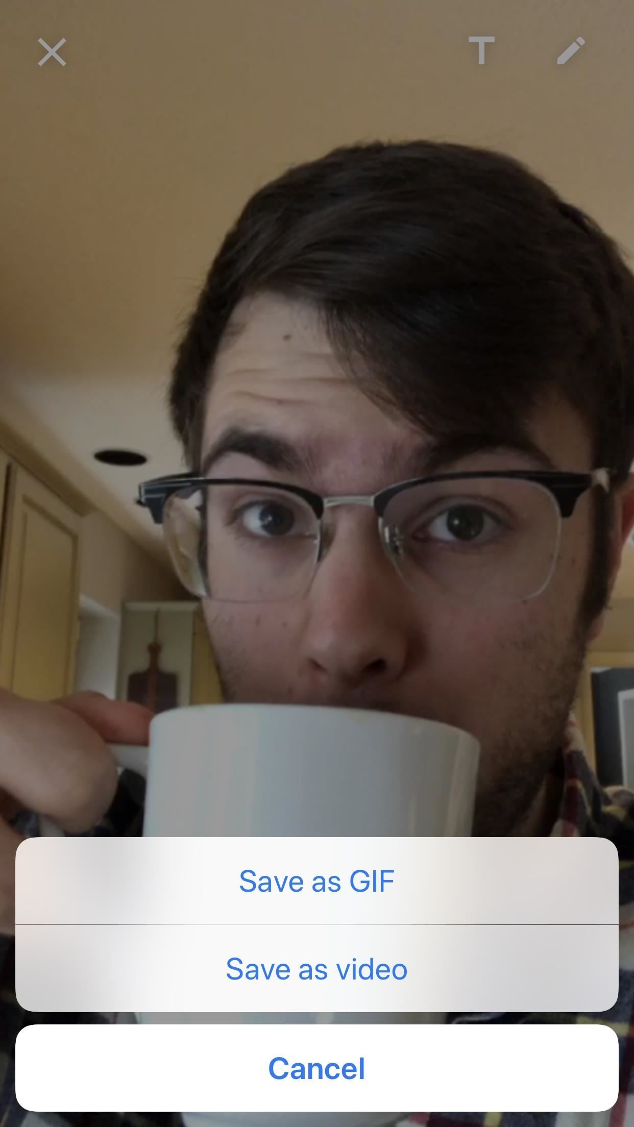 How to Reply to Texts with a Selfie GIF on Your iPhone