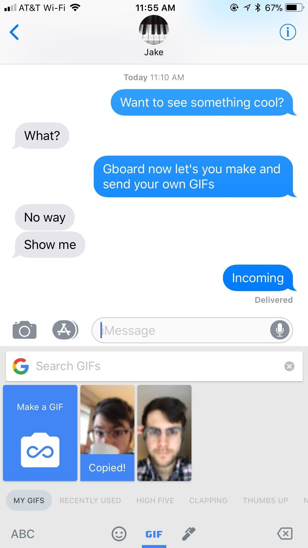 How to Reply to Texts with a Selfie GIF on Your iPhone