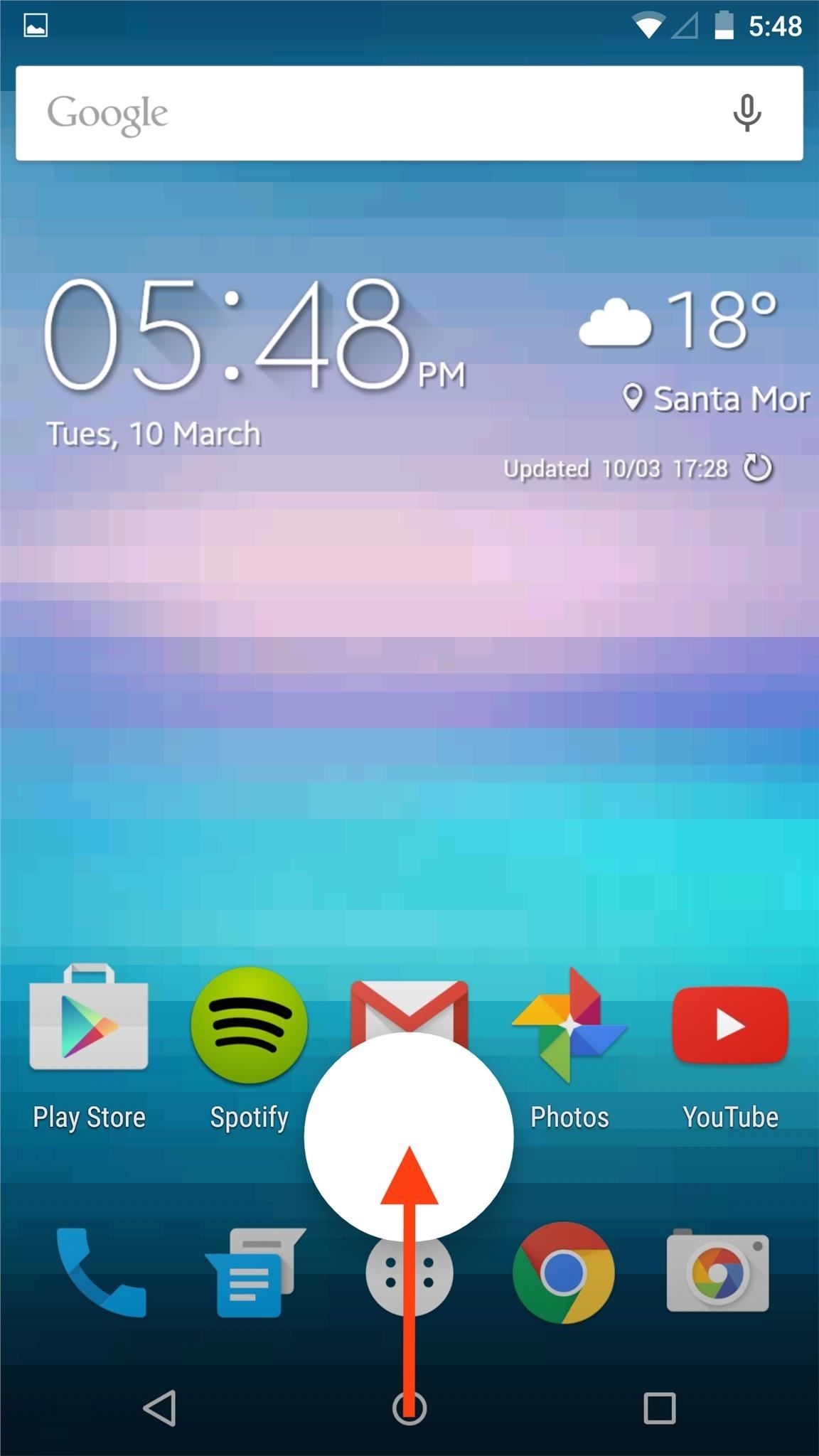 Repurpose Android's Google Now Gesture to Lock Your Device