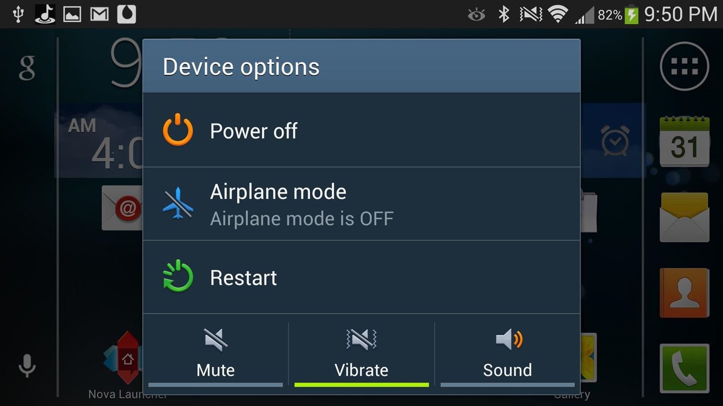 How to Restart into Recovery or Download Mode Right from Your Samsung Galaxy S4's Reboot Menu