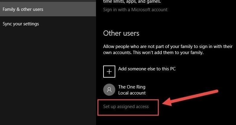 How to Restrict Guest Users to One App in Windows 10