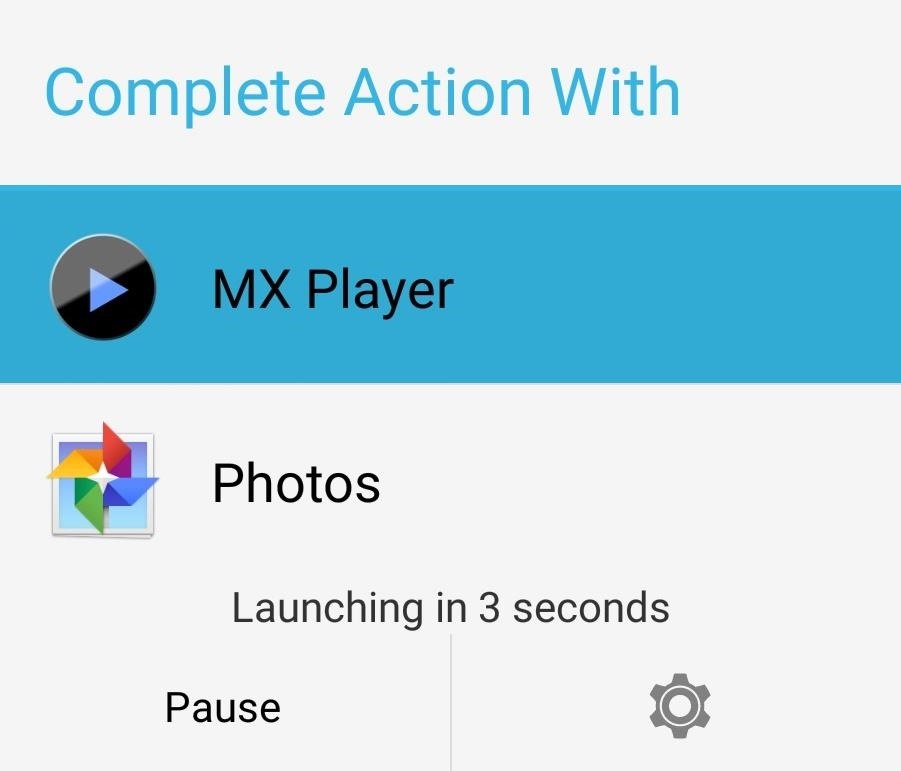 Revamp the “Complete Action Using” Dialog for a Better Way to Open Files on Android