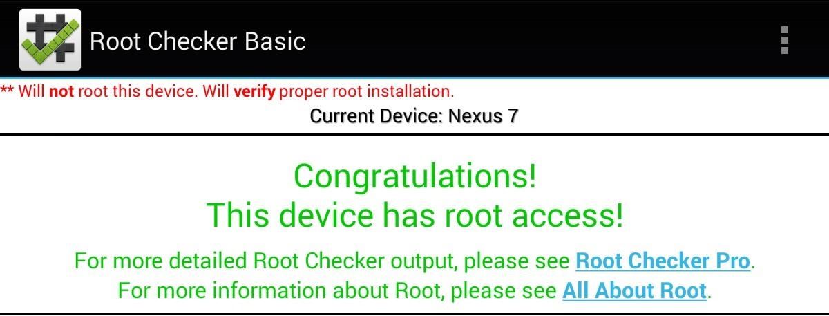 How to Root Your Nexus 7 in Less Than Two Minutes—Without a Computer