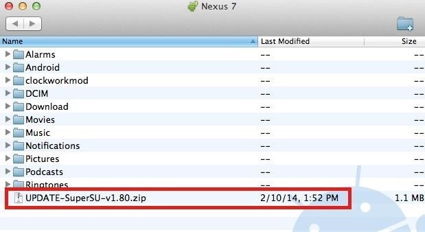 How to Root Your Nexus 7 Tablet Running Android 4.4 KitKat (Mac Guide)