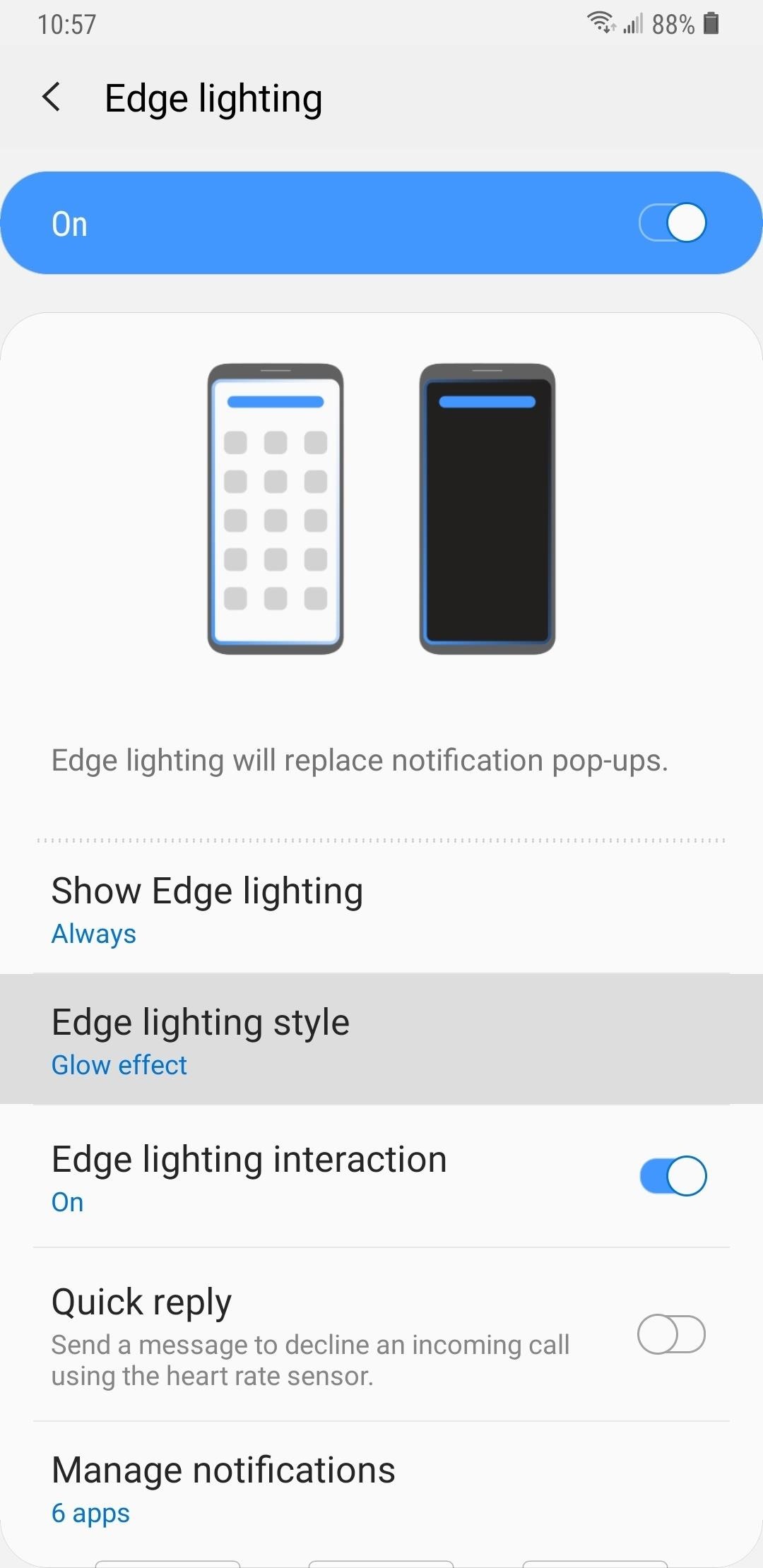 Samsung Android Pie Update: Galaxy Devices Are Getting Better Edge Lighting