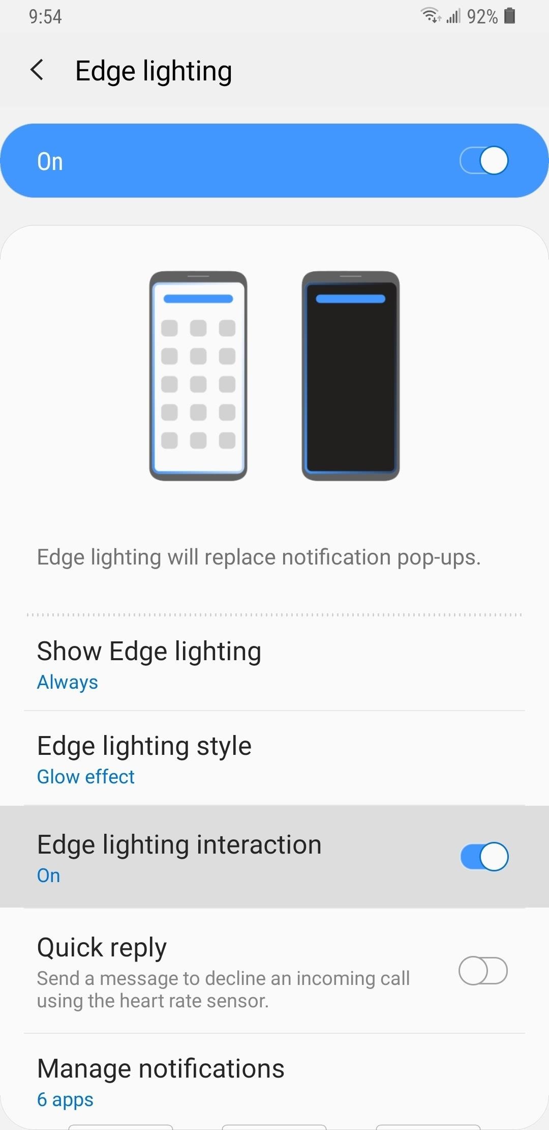 Samsung Android Pie Update: Galaxy Devices Are Getting Better Edge Lighting